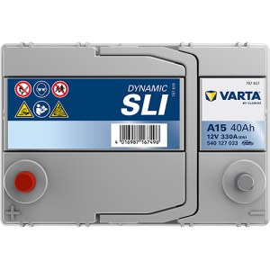 Акумулатор VARTA Dynamic SLI  А15,40Ah,330A,L+