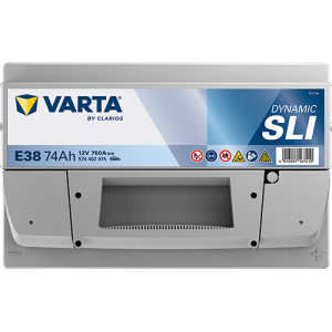 Акумулатор VARTA Dynamic SLI  E38,74Ah,750A,R+