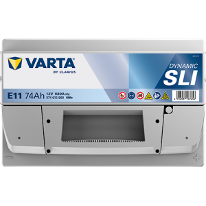 Акумулатор VARTA Dynamic SLI  E11,74Ah,680A,R+