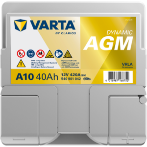 Акумулатор  VARTA Dynamic AGM  A10,40Ah,420A,R+