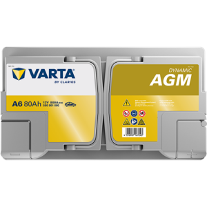 Акумулатор VARTA Dynamic AGM A6,80Ah,800A,R+