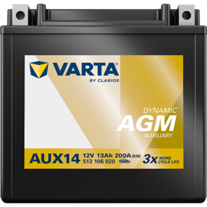 Акумулатор  VARTA DYNAMIC   AUX14 / YTX14 /,13Ah,200A,L+