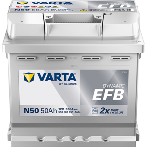 Акумулатор  VARTA Dynamic EFB  N50,50ah,550A,R+