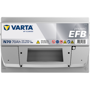 Акумулатор  VARTA Dynamic EFB  N60,60A,640Ah,R+