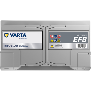Акумулатор  VARTA Dynamic EFB  N80,80Ah,800A,R+