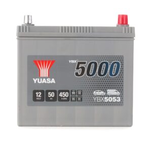 Акумулатор YUASA 5000SERIES YBX 5053, 50AH,450A,R+,JIS /EN/