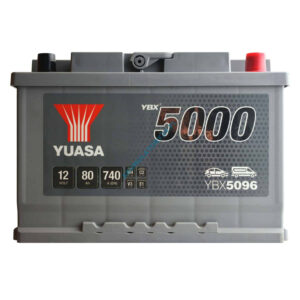 Акумулатор YUASA 5000SERIES YBX5096 80AH,740A,R+ /EN/